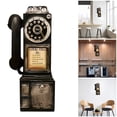 thumbnail image 1 of Resin Telephone Hanging Photo Prop for Living Room Photography Classic Retro Desk Accessory Unique for Styling and Display, 1 of 5