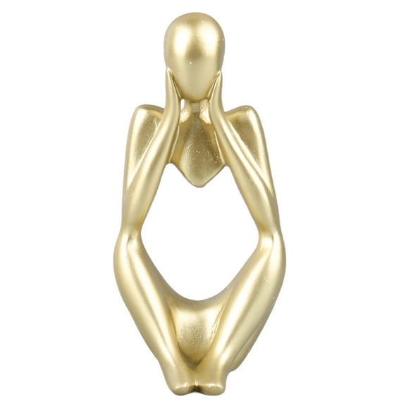 Resin Thinker Statue Abstract Thinker Figure Thinker Style Decoration For Living Room Office Book Shelf