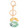 thumbnail image 1 of Personalized Resin Letter Keychain Translucent Color Pendant for Women Girls Gifts, 1 of 1