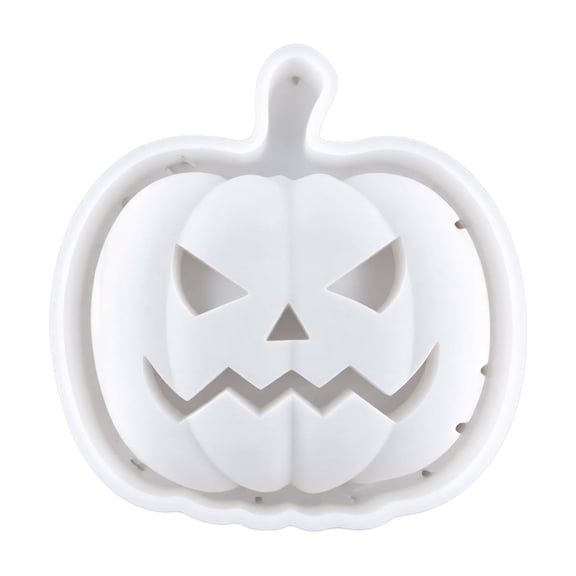 Resin Tray Mold White Silicone Jack O Lantern Epoxy Mold for Halloween Decor Resin Crafts Diy Fall Projects