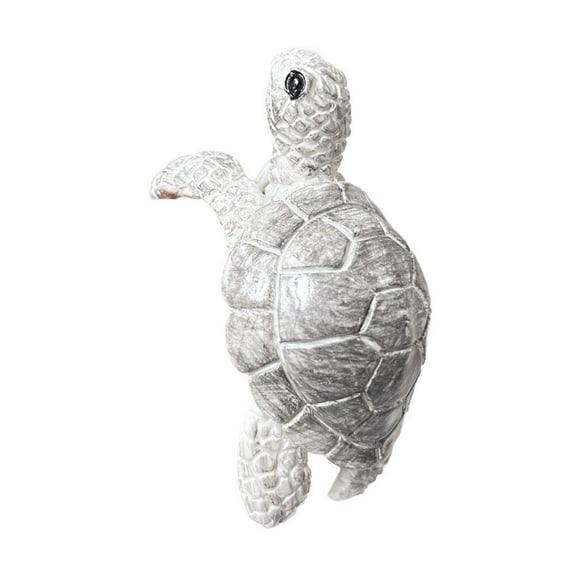 Resin Turtle Sculpture - Realistic, Lightweight Decor for Indoor & Outdoor Spaces
