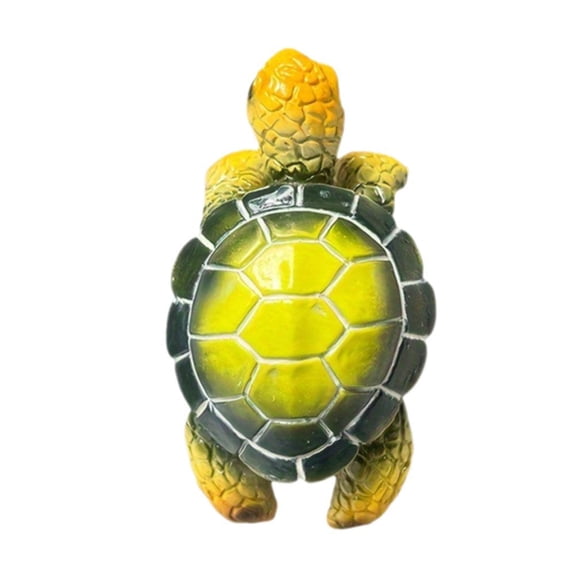 Resin Turtle Sculpture in Green Blue or Grey for Indoor and Outdoor Decoration, Symbol of Longevity and Wisdom