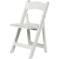 Resin White Folding Chairs, 4Pack