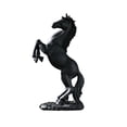 thumbnail image 1 of Resin White Horse Sculpture Galloping Stallion Figurine Elegant Minimalist Home Decor Feng Shui Success Gift for Living Room Study and Entryway, 1 of 5