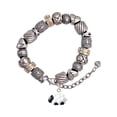thumbnail image 1 of Resin White Lamb Silver Tone Christian Bead Bracelet, 1 of 4