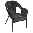 thumbnail image 1 of Resin Wicker Outdoor Bistro Chairs-Color:Antique Pecan, 1 of 1