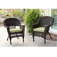 thumbnail image 1 of Resin Wicker Patio Chair with Cushion by Jeco- Set of 2, 1 of 2
