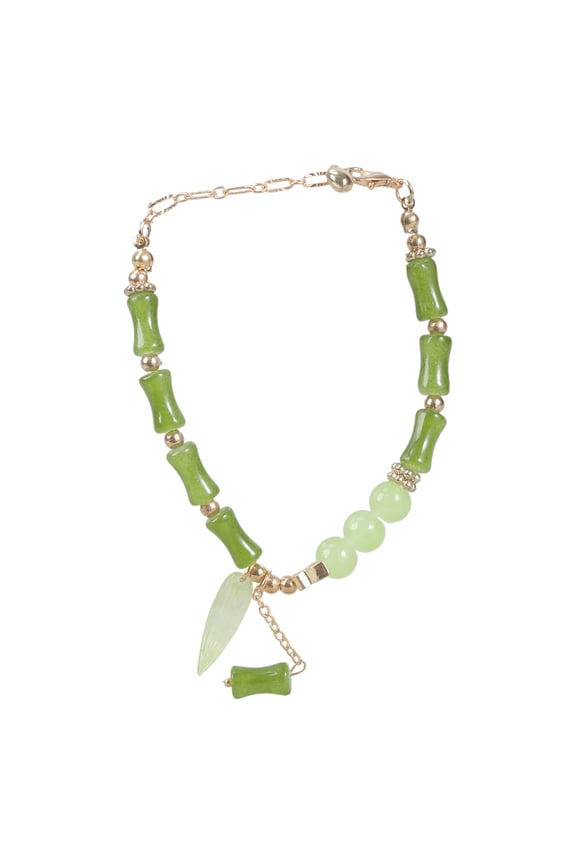 Resin Wristband Simulated Adjustable Length Wrist Chain Delicate Beaded Resin