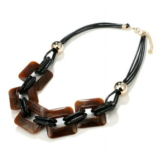 Pavoi 14K Gold Plated Layered Triple Necklace, Paperclip Snake