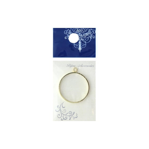 Resinate Charm Frame Round Large Gold