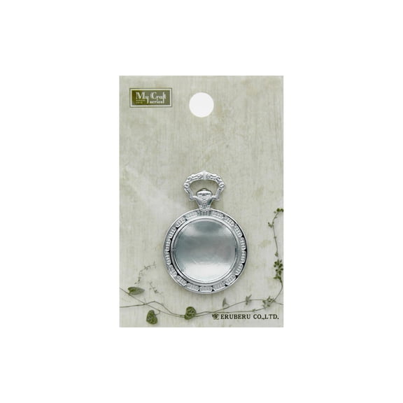 Resinate Charm Pocket Watch Silver