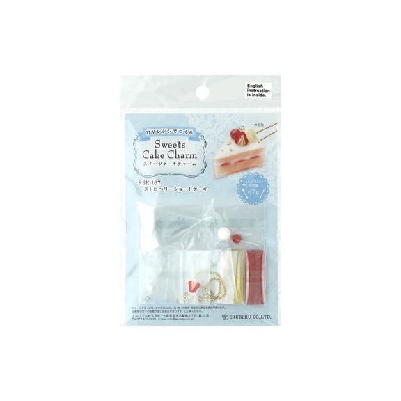 Resinate Kit Charm Resin Sweet Cake StrawberryCake