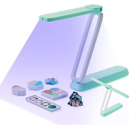 Resiners UV Light for Resin Curing, UV Resin Light, Wireless & Rechargeable UV Lamp, 3-in-1 Uses
