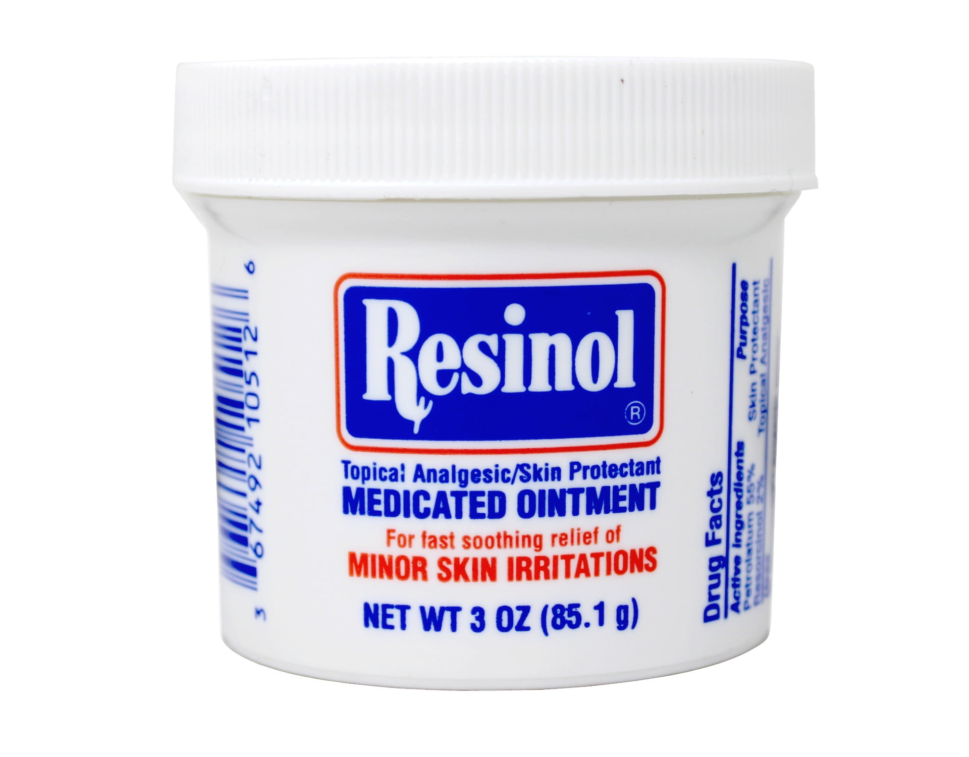 Resinol Medicated Ointment For Pain Relief And Protection Of Skin Irritations, 3 Ounce (Pack of