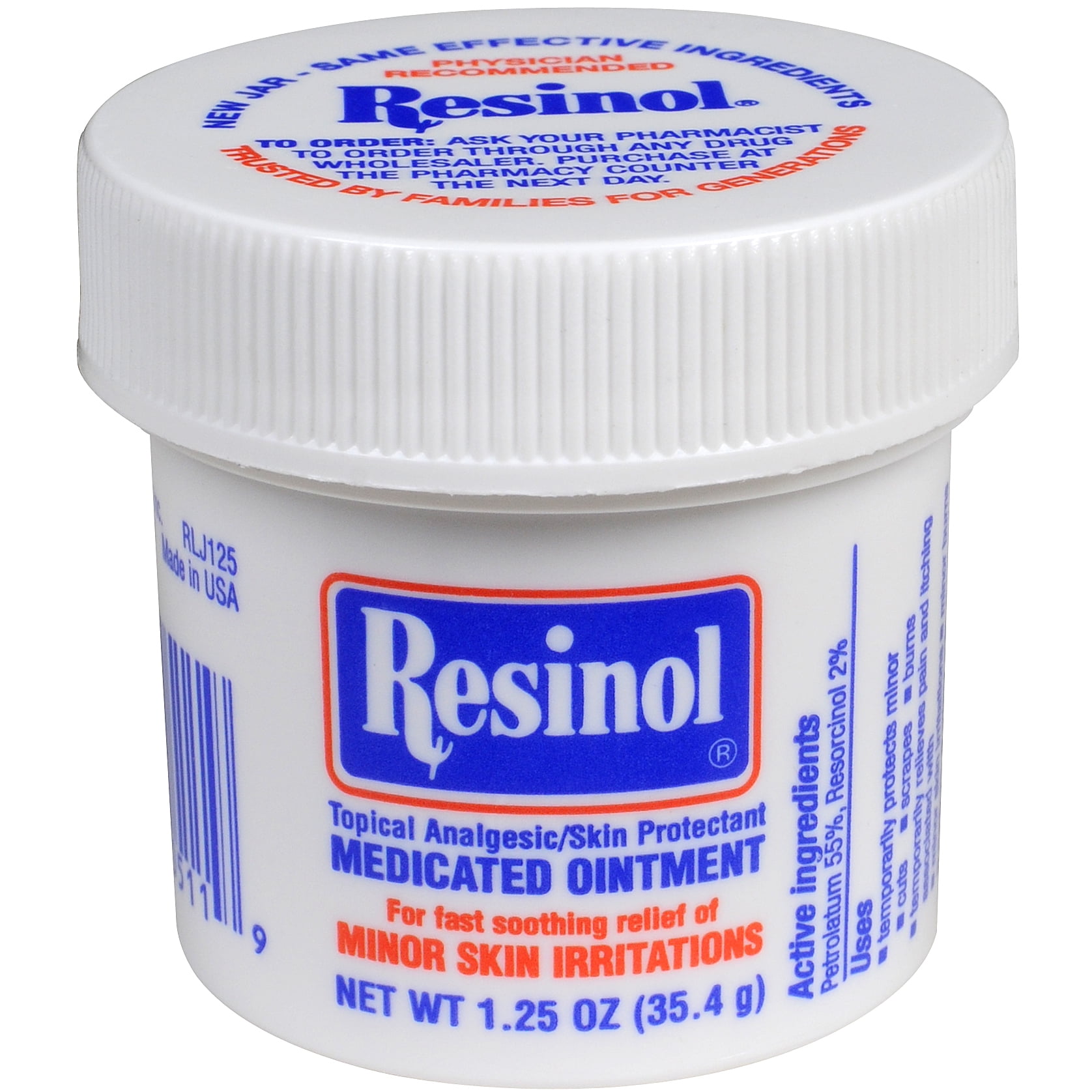 Choice Special Resinol Medicated Ointment Jar, 3.3 Ounce