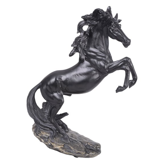 Resins 12Inch Tall Standing Horse Figurine Enhancing Leadership Symbolism for Home Tabletop Shelves Decoration