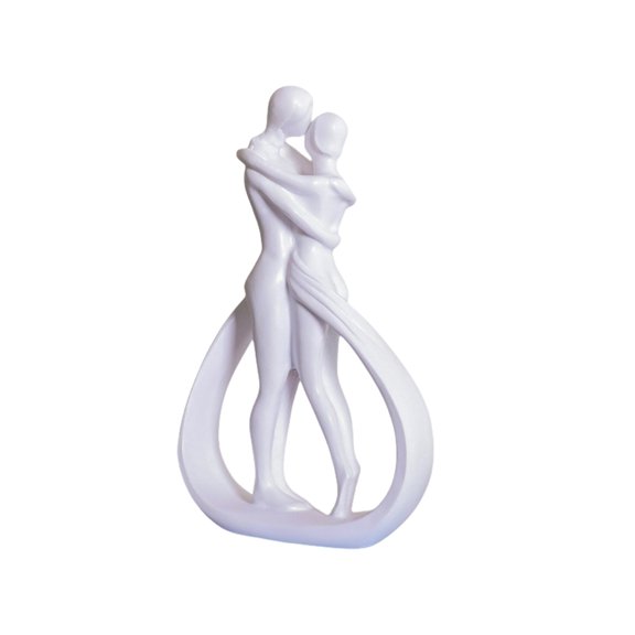 Resins Couple Figurine Crafts Table Centerpieces Huggings Couple Abstract Figurine