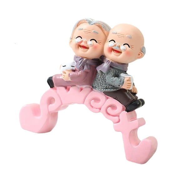 Resins Couple Figurines Miniatures Ornament for Engagement Weddings and Valentines Birthday Cake Toppers Decorations