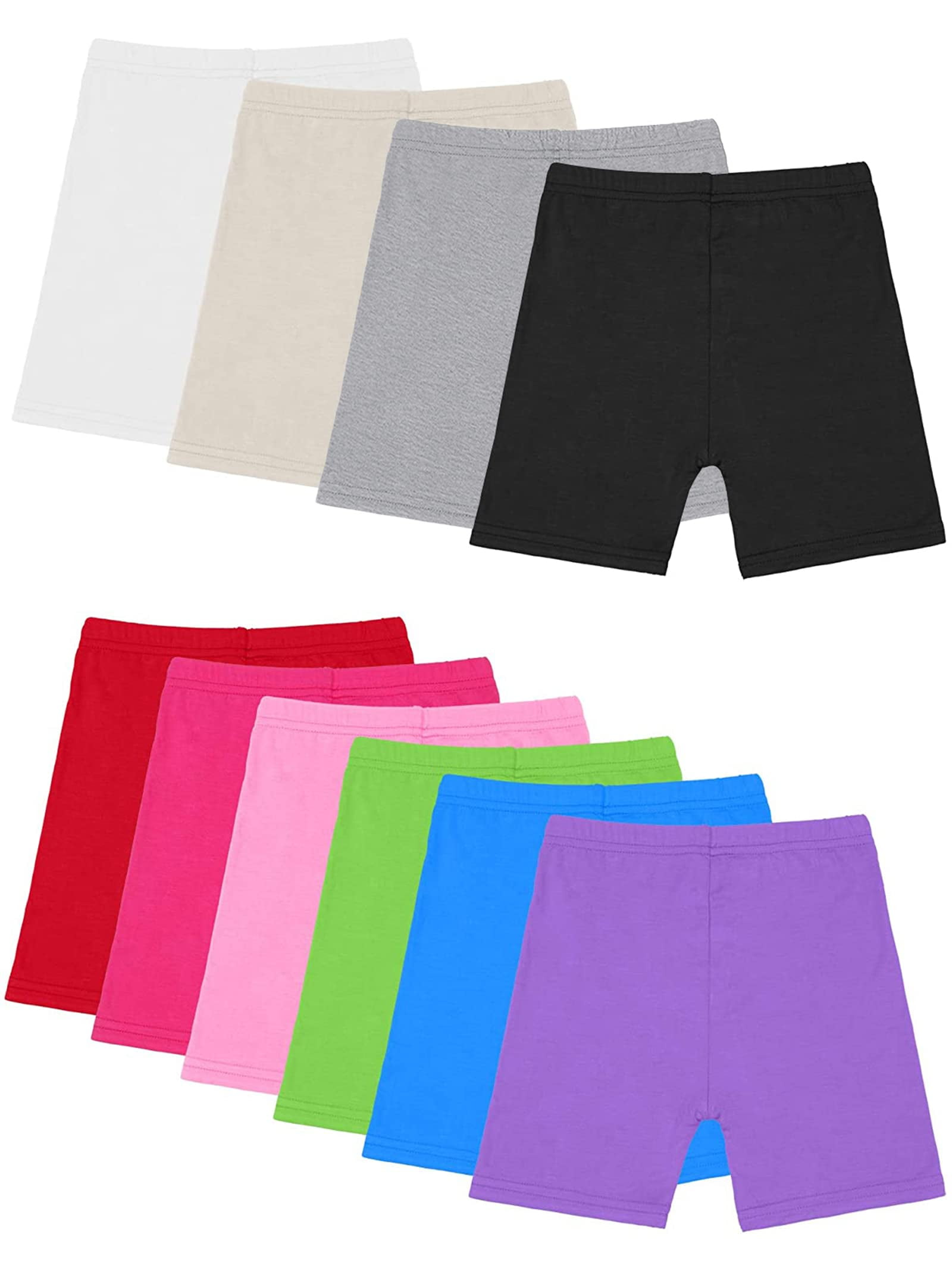 Resinta 10 Pack Dance Shorts Girls Bike Short Breathable and Safety 10 ...