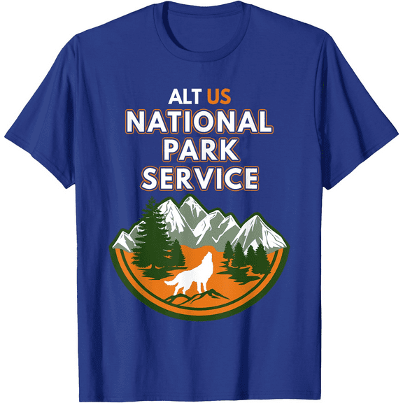 Resist Alt US National Park Service Wolf Unisex T-Shirt for Men Women Kids Toddler