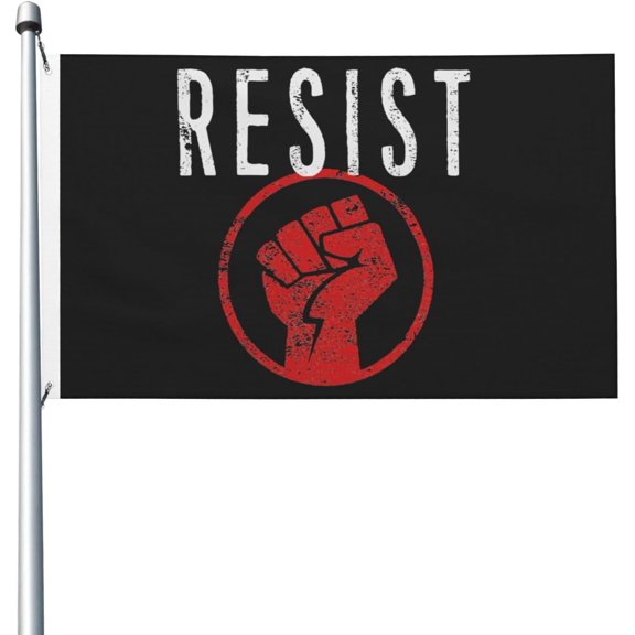 Resist Fist Be Part Of The Resistance Anti T Flag 3x5ft Outdoor Double Sided Flags Banner For Outside