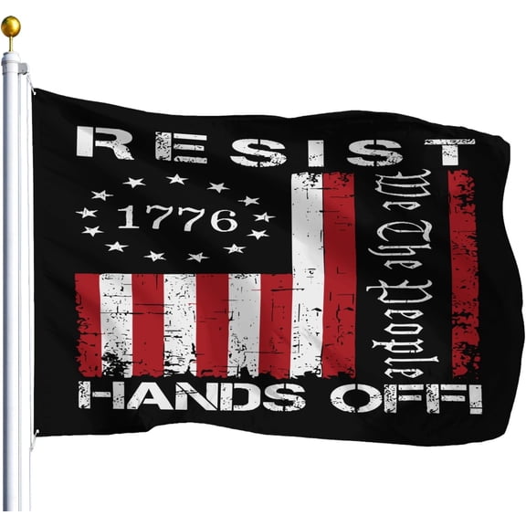 Resist Hands Offs Social Security Medicare Medicaid Protests Flags For College