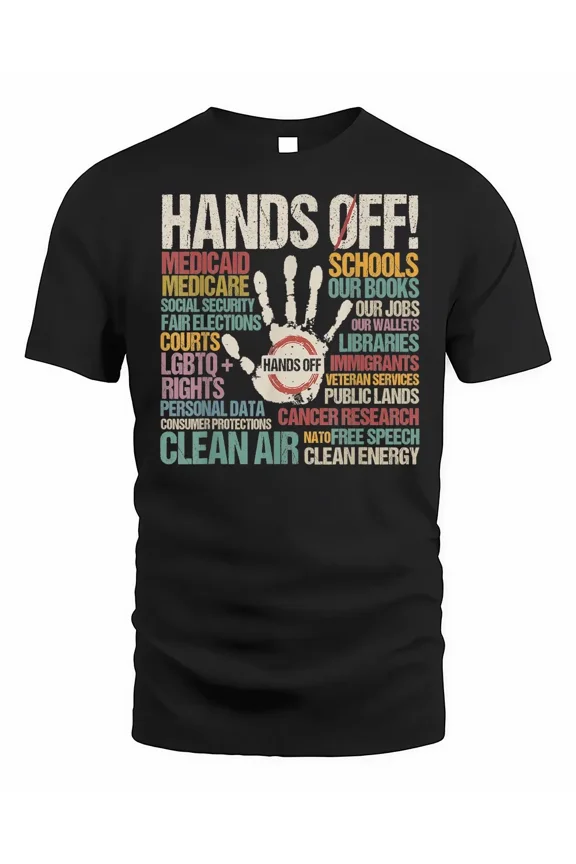 Resist Resistance Statue of Liberty Hands Off Protest Shirt