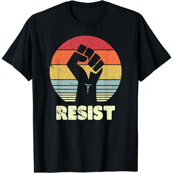 Resist Shirt. Retro, Feminist T Shirt, 70's Vintage Tee