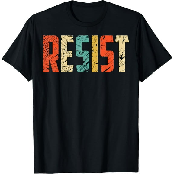 Resist T Shirt - USA Protest Rebel Political Shirts Retro T-ShirtResist Shirts By No1 Tees100% cotton