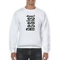 thumbnail image 1 of Resist Written Vertically Quote Sweatshirt Men -GoatDeals Designs, Male XX-Large, 1 of 4