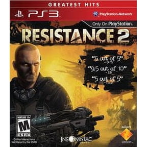 Restored Resistance 2 PlayStation 3 PS3 Physical First-Person Shooter Action & Adventure, Parental Controls Video Game