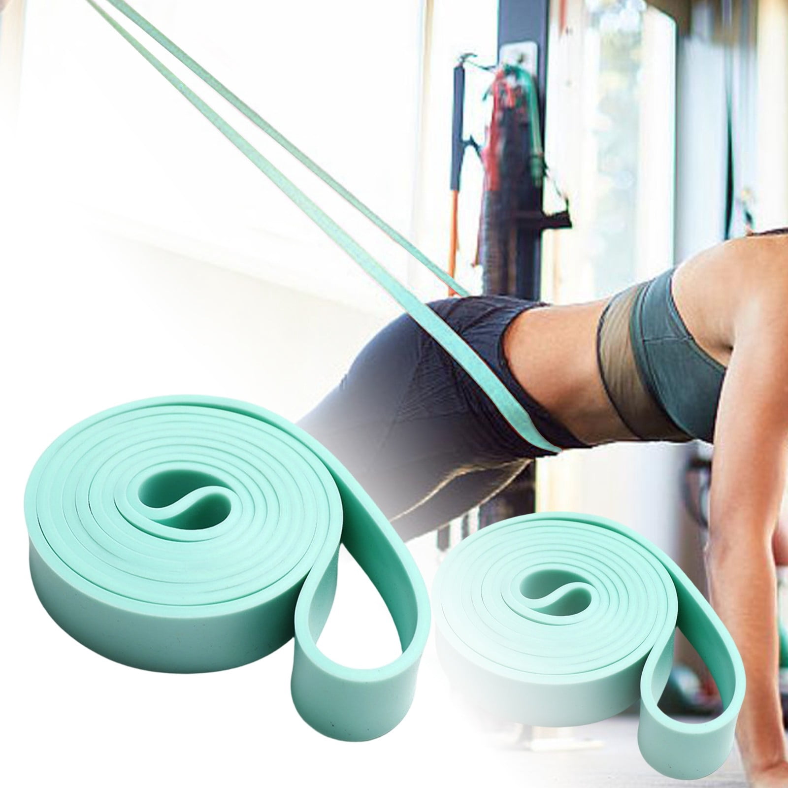 Resistance Assistance Bands for Men and Women, 35-85 Lbs Heavy Duty Workout Bands for Exercise, Strength Training, and Stretching, Home & Gym Fitness Accessories, B, 1.26 Inch