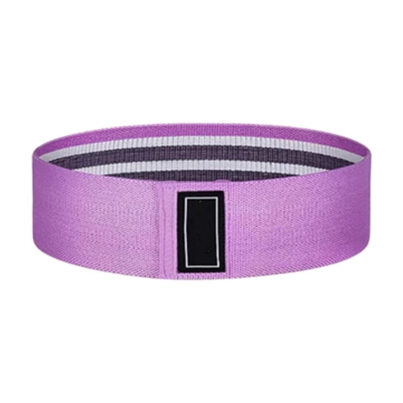 Resistance Band 3.15 Inch for Home Workout, Yoga Elastic Ring for Men and Women, Hip Stretching Band for Leg and Glute Training, Fabric Rubber Expander, Strength Training, Purple