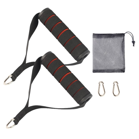 Resistance Band Handle, Comfortable Workout Grip For Gym, Strength Training, 1 Pair Fitness Grip Cable Machine Handle