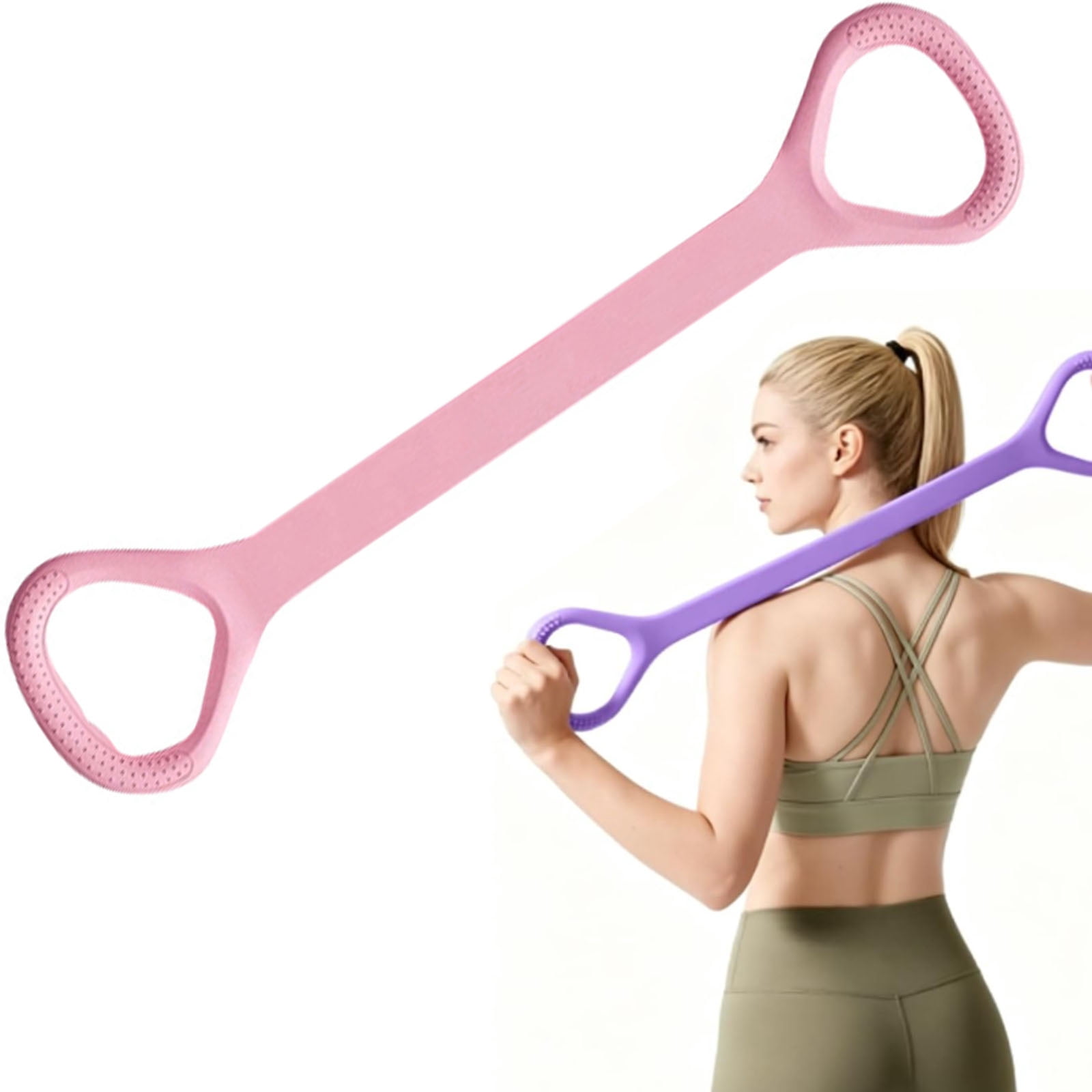 Resistance Band with Handles, Elastic Bands for Working Out,Arm,Back,Shoulder Training Elastic Ropes,Exercise Equipment for Yoga, Pilates,Physical Therapy Stretching