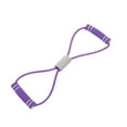 thumbnail image 1 of Resistance Band with Handles, Figure 8 Stretch Fitness Strap for Full-Body Workouts, Strength Training, Flexibility, Exercise Elastic Rope for Gym Home - Purple, 1 of 5