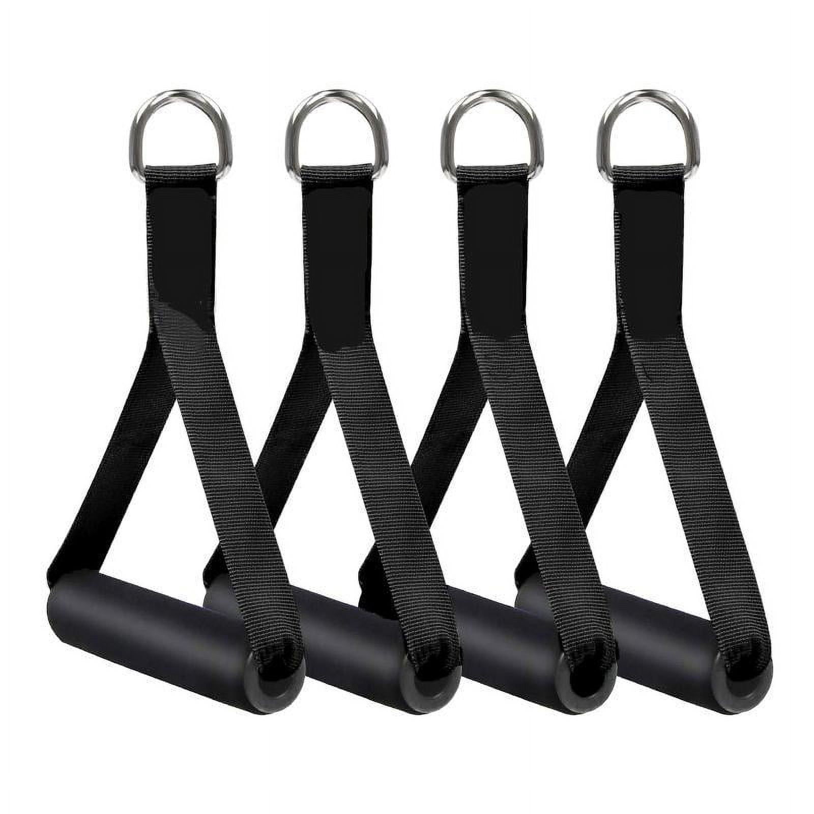 Resistance Band Handles Sturdy Exercise Fitness Strap Grips for Pulley LAT Pulldown System Wider