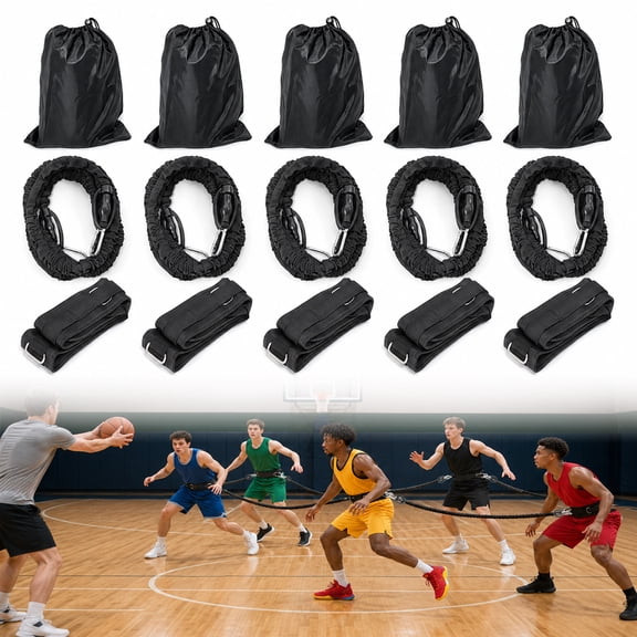 Resistance Band Kit, Basketball & Volleyball Agility Training Belt Kit – Resistance Band Speed & Coordination Trainer