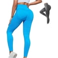 thumbnail image 1 of Resistance Band Leggings, High Waist Butt Lifting Built in Band Cellulite Leggings 3D Compression Workout Yoga Pants, 1 of 9