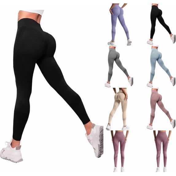 Resistance Band Leggings, Leggings with Resistance Bands Built in for Yoga, Gym Black XL