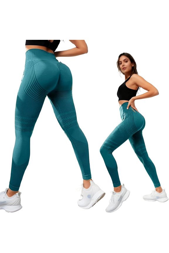 Resistance Band Leggings, Leggings with Resistance Bands, High Waisted Butt Lifting Yoga & Gym Pants for Women