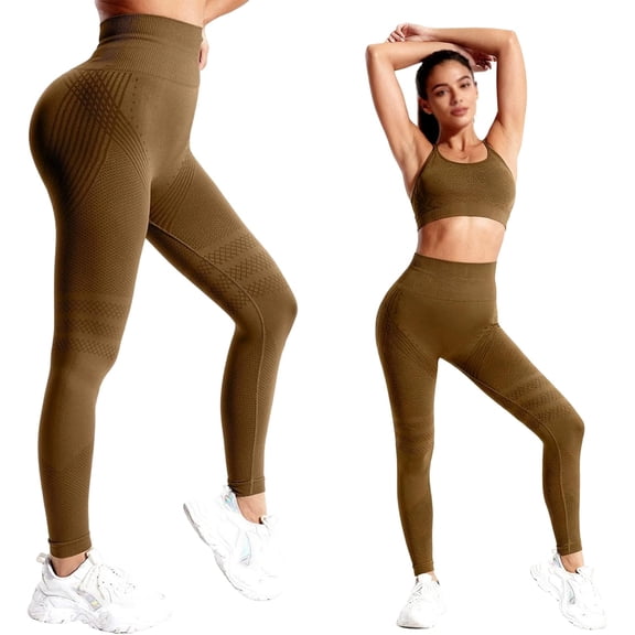 Resistance Band Leggings, Leggings with Resistance Bands, High Waisted Butt Lifting Yoga & Gym Pants for Women