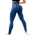 thumbnail image 1 of Resistance Band Leggings for Women — Built-In Bands, High-Waist Butt-Lift Look, Seamless Stretchy Workout Tights, 1 of 7