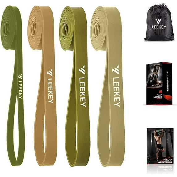 Resistance Band Set, Pull Up Assist Bands - Stretch Resistance Band Exercise Bands - Mobility Band Powerlifting Bands for Men and Woman Resistance Training, Physical Therapy,Home Workouts