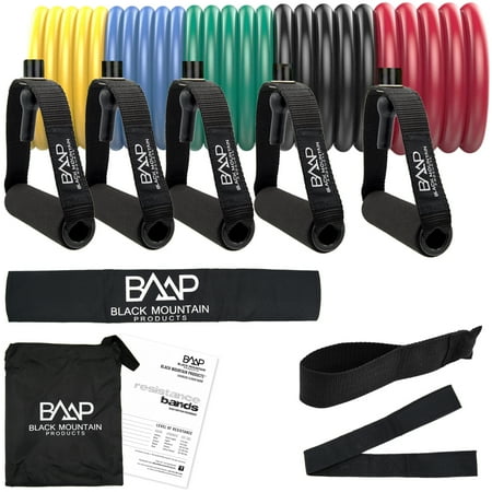 Resistance Band Set of 5 - With Accessory Kit