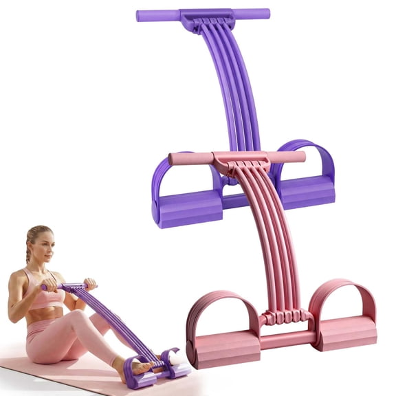 Resistance Band, Upgrade Multifunction Elastic Yoga Resistance Band Pilates Flexbands, Adjustable 8-Tubes Tension Rope for Puller Exercise Stretching Waist Arm Leg
