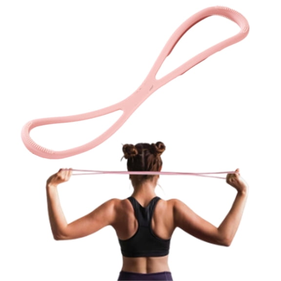 Resistance Bands, 15LB/25LB/35LB Upgraded High Elasticity Figure 8 Exercise Bands for Workout Home Gym Stretching Pilates