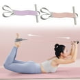 thumbnail image 1 of Resistance Bands 1PC Fabric Exercise Bands with Handles lb Strength Training Equipment for Muscle Building & Home Gym Workouts(Pink), 1 of 8