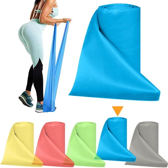 Resistance Bands Bulk Rolls for Working Out Women and Men, 8 Yard Physical  Bands, Elastic and Exercise Bands for Rehab, Yoga, Pilates, Gym,  Exercise