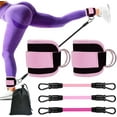 thumbnail image 1 of Resistance Bands with Cuffs, Ankle Bands for Working Out, Home Fitness Equipment for Legs and Glutes, Exercise Bands for Butt Lift Women, Achieve Stronger and Firmer Lower Body, 1 of 11